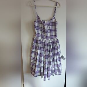 XL Purple Plaid Jenny Dress